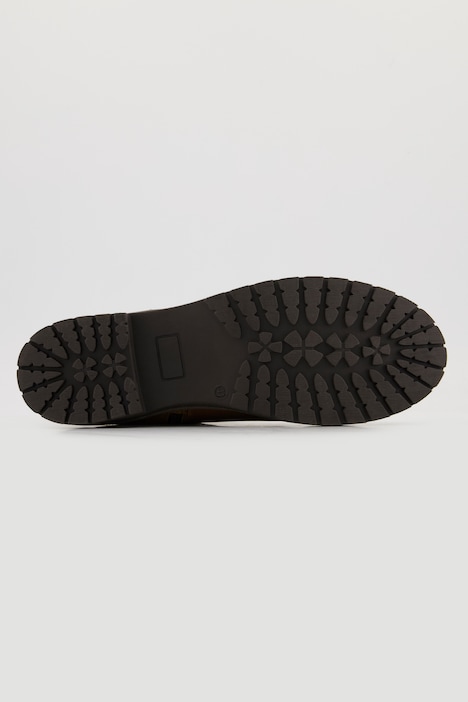 Leder-Boots, Ledermix, Schnalle, Weite H