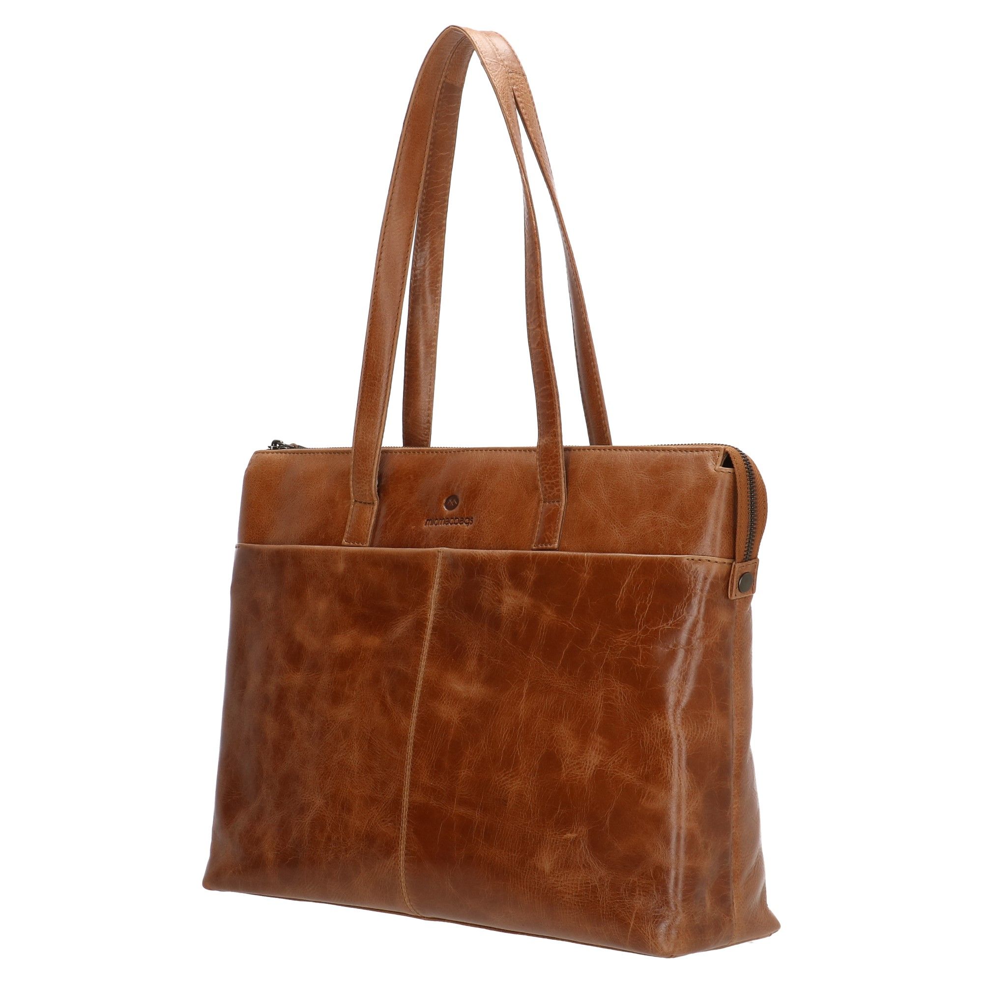Micmacbags Porto Laptoptas 15,6 inch Bruin