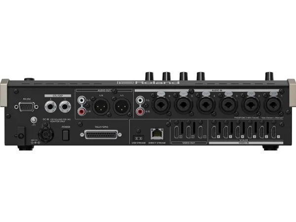 Roland VR-6HD, 28 kanaler, Bluetooth, 55 W, Sort