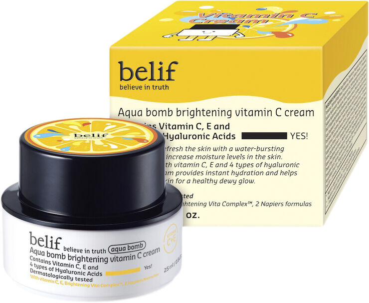 Belif Aqua Bomb Brightening Vitamin C Cream - Mini