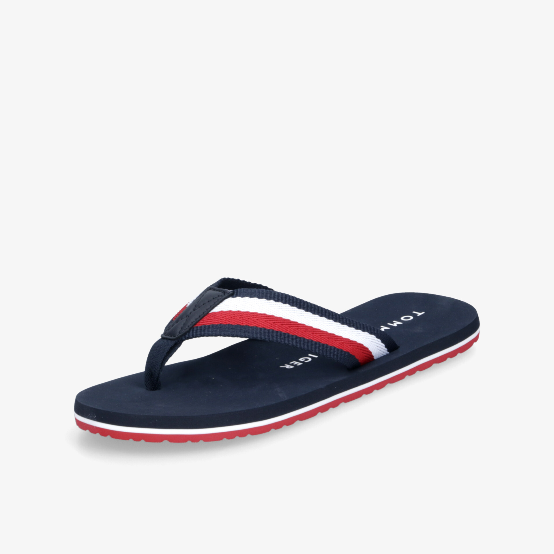 TOMMY HILFIGER Herren Zehentrenner blau