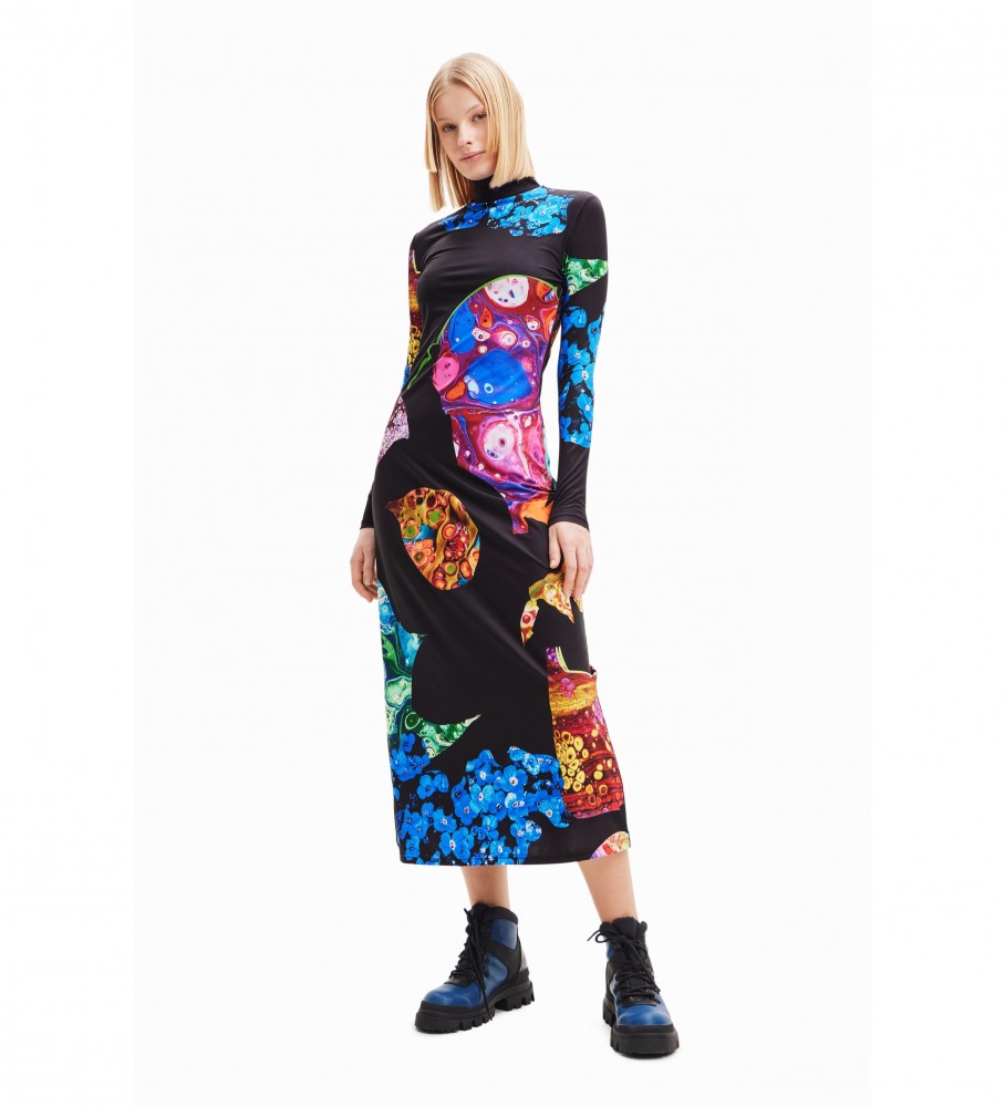 Vestido preto Desigual Arles-Lacroix