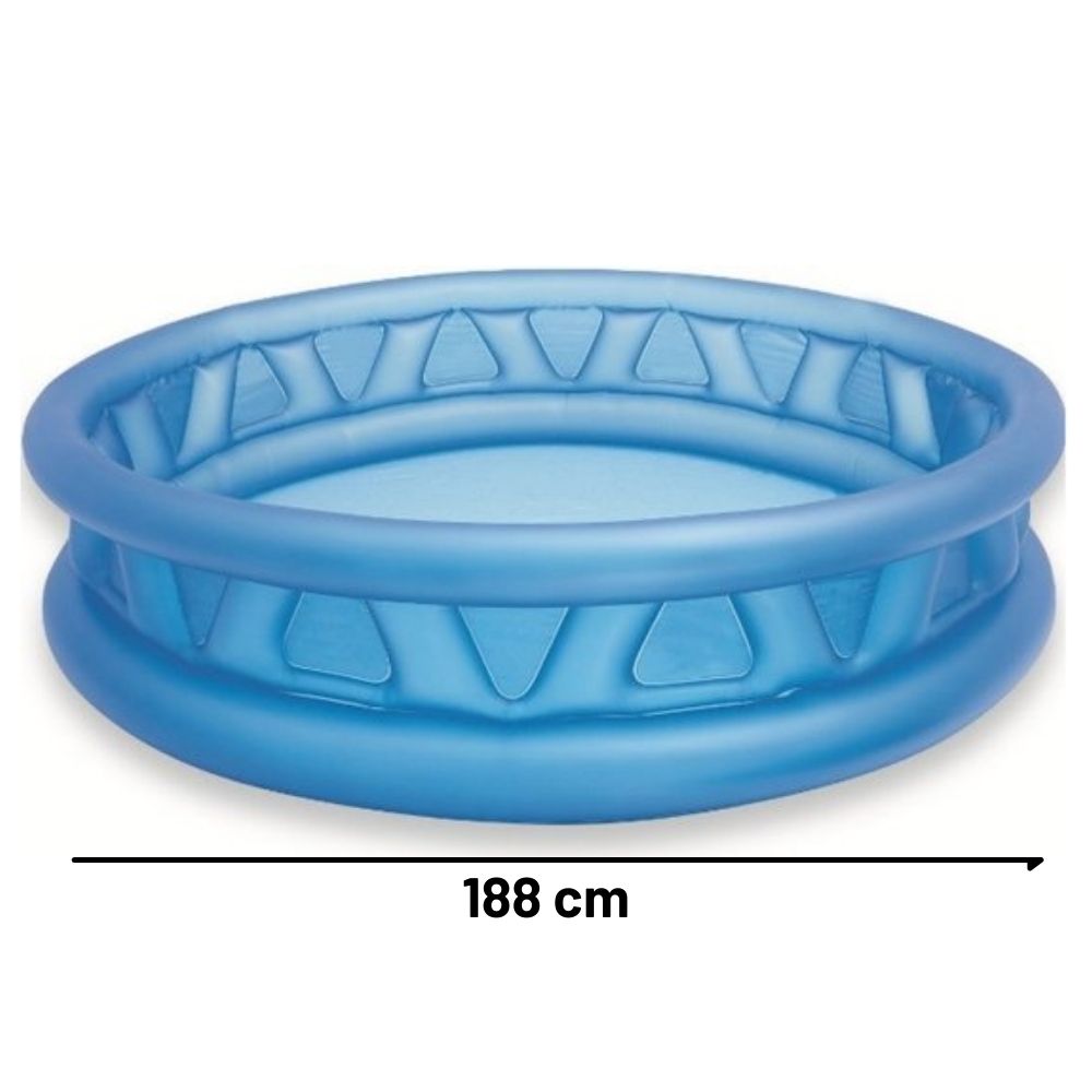 Intex blauw opblaasbaar zwembad