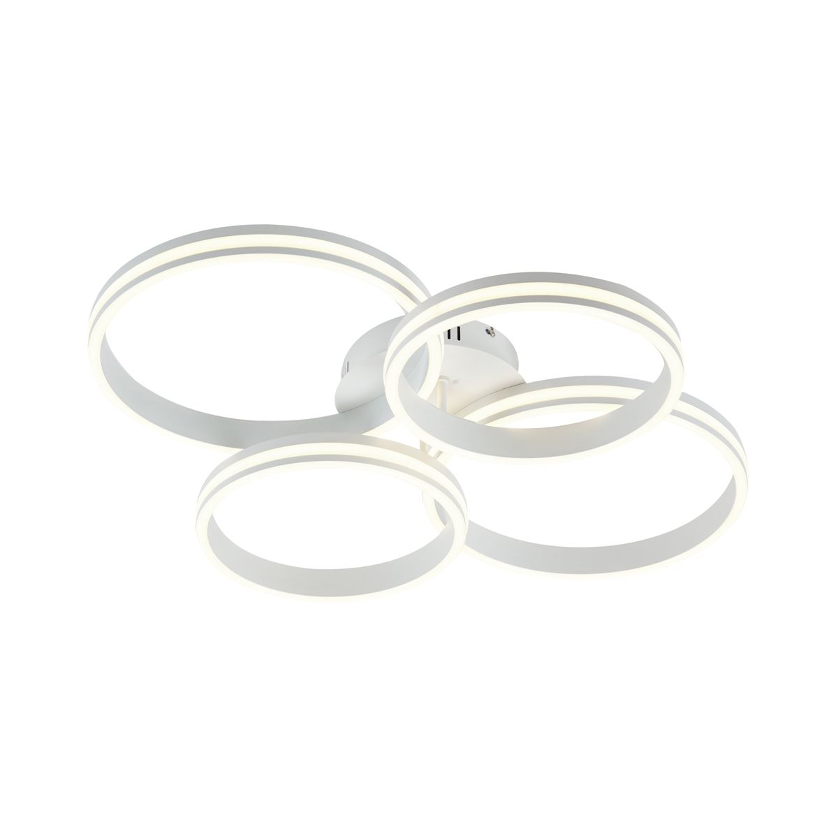 Plafondlamp wit incl. LED 3-staps dimbaar 4-lichts - Navara