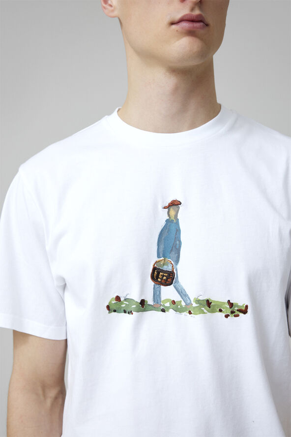 Forét HUNT T-SHIRT White