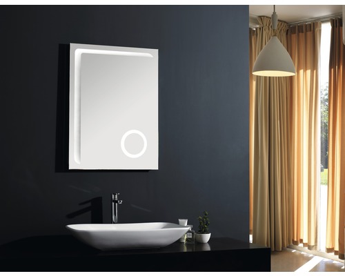 LED badkamerspiegel DSK Silver Arrow 60x80 cm IP 24 (spatwaterdicht)