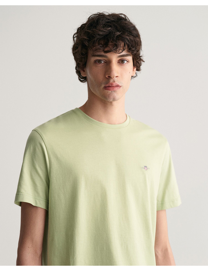 Regular Fit Shield Green T-Shirt