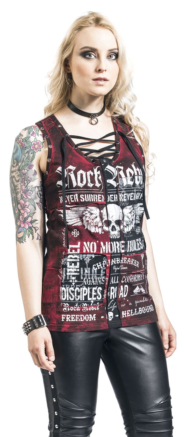 Broken Strings | Rock Rebel by EMP Top