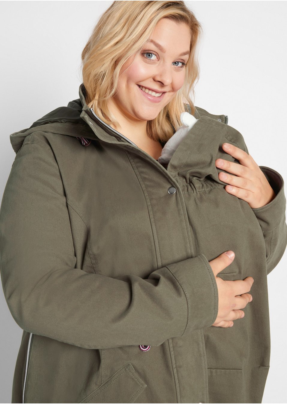 Veste de grossesse et de portage pour la mi-saison