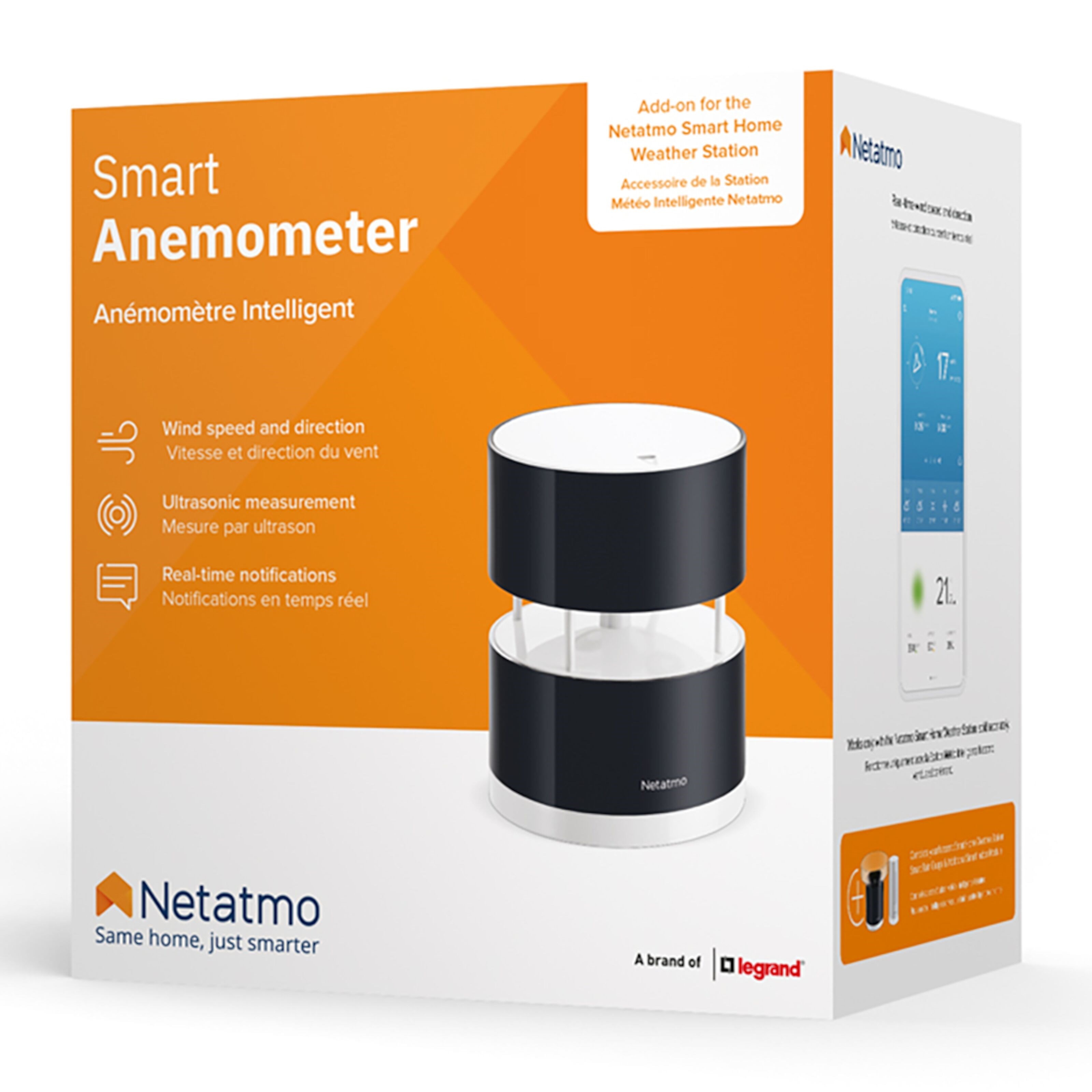 Netatmo Anemometer for Netatmo værstasjon