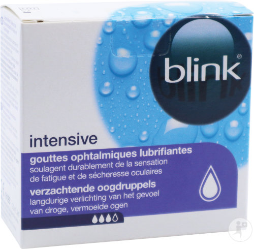 Blink Intensive Tears Gouttes Ophtalmiques Lubrifiantes Unidoses 20x0,40ml