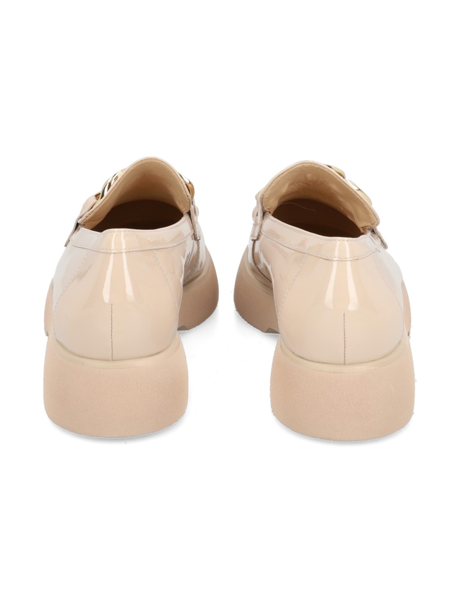 Lackleder Slipper