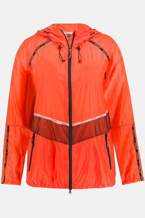 Funktionsjacke, Kapuze, 2-Wege-Zipper, wasserabweisend