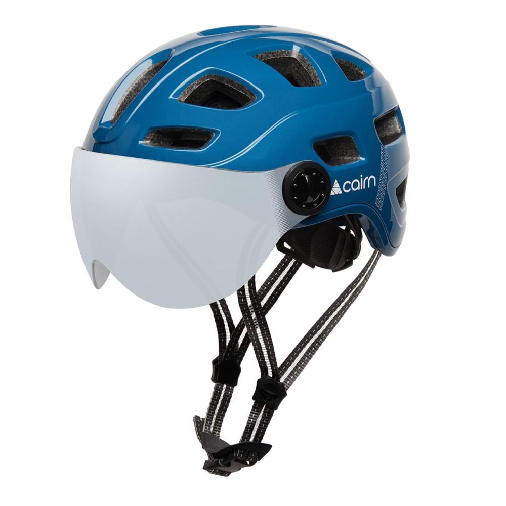 Cairn Casque de Vélo Bleu Adulte Cairn Quartz Visor Led