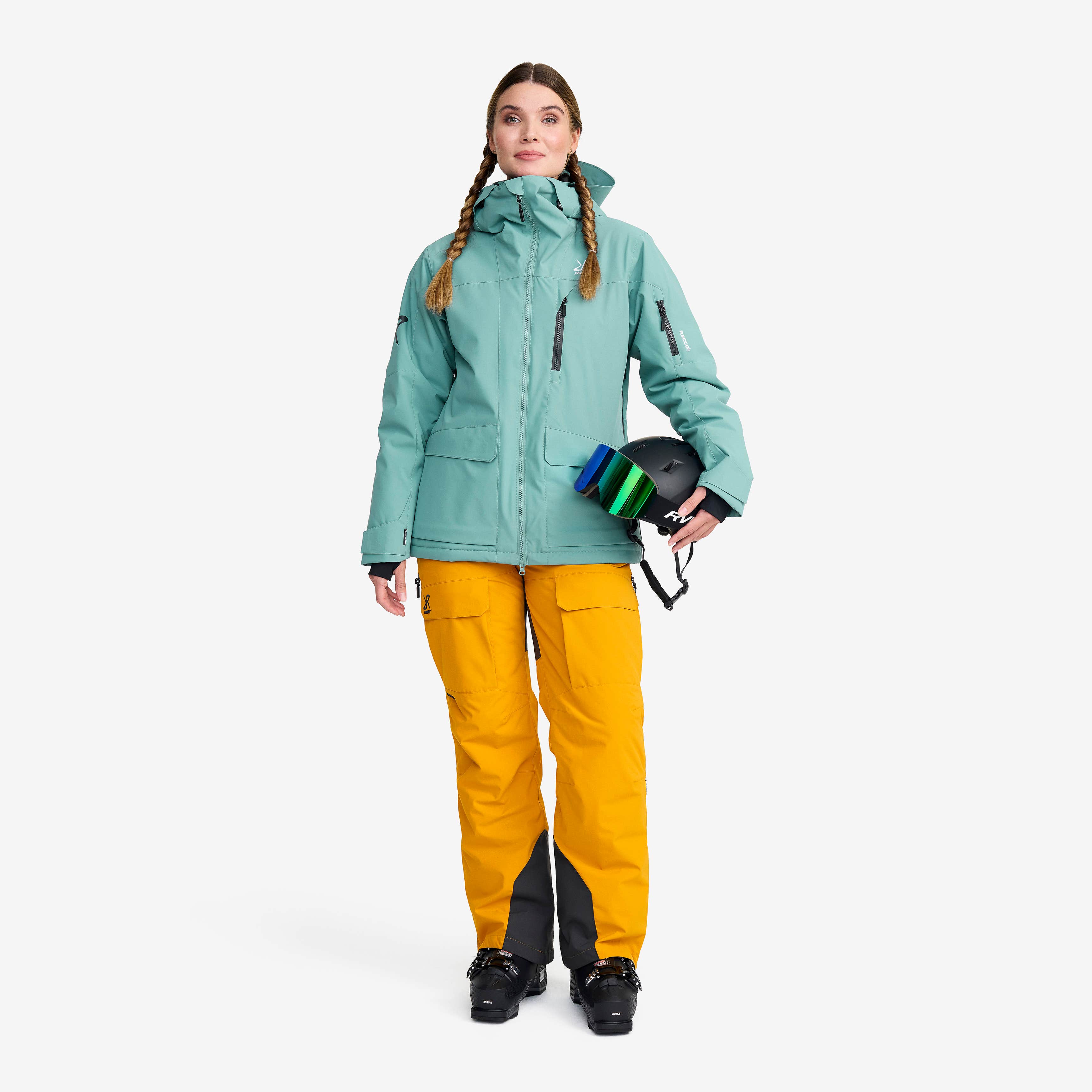 Halo 2L Insulated Ski Jacket Dame Arctic