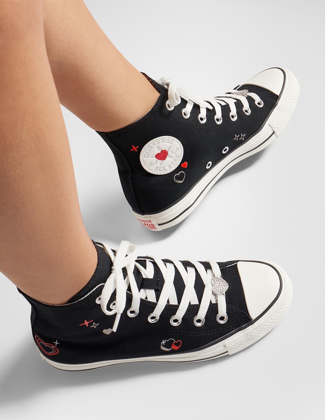 converse Sneakers Femme Montante Ctas Hi Black/White