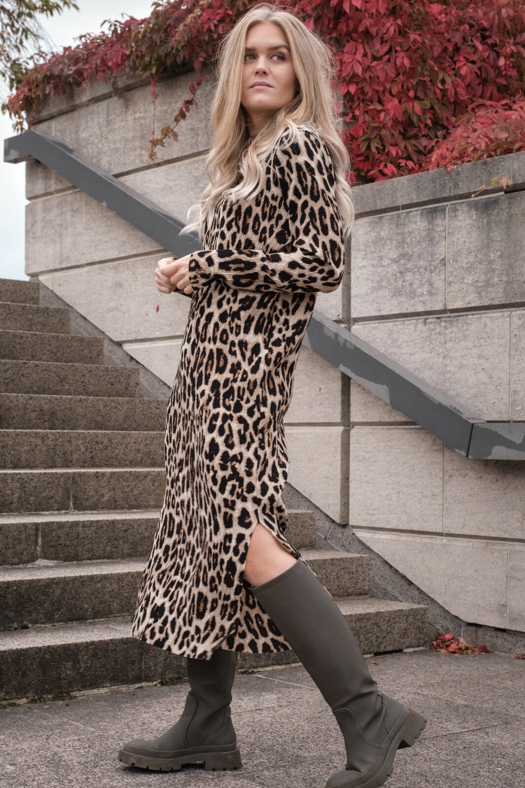 Neo Noir Vogue Big Leo Dress Eksklusiv hos Molly&My