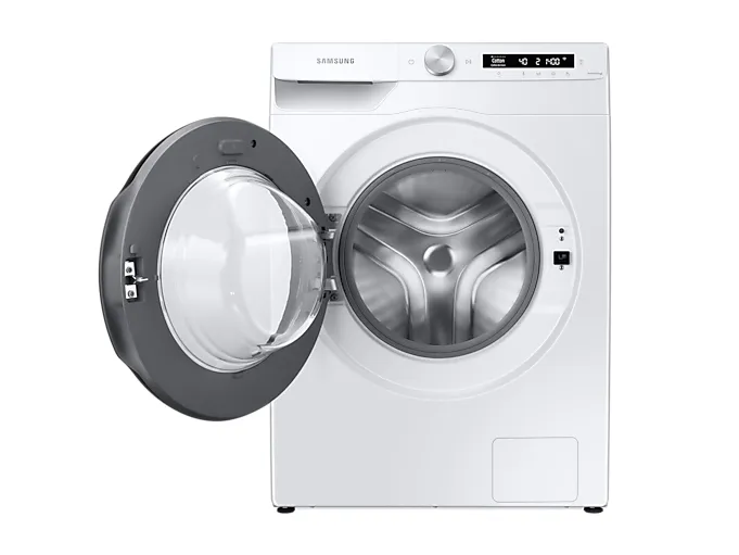 Samsung WW5100T WW80T504AAW - Vaskemaskine - Wi-Fi - bredde: 60 cm - dybde: 55 cm - højde: 85 cm - frontbetjening - 61 liter - 8 kg - 1400 rpm - hvid