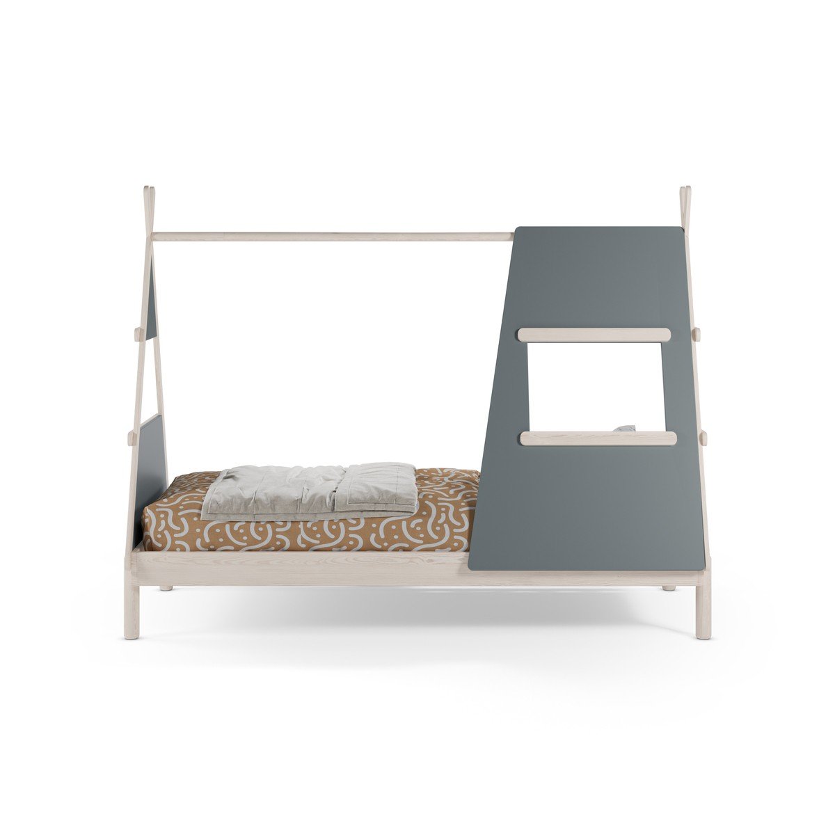Calicosy - DAPHNE-bed - B219,4 cm - Groente