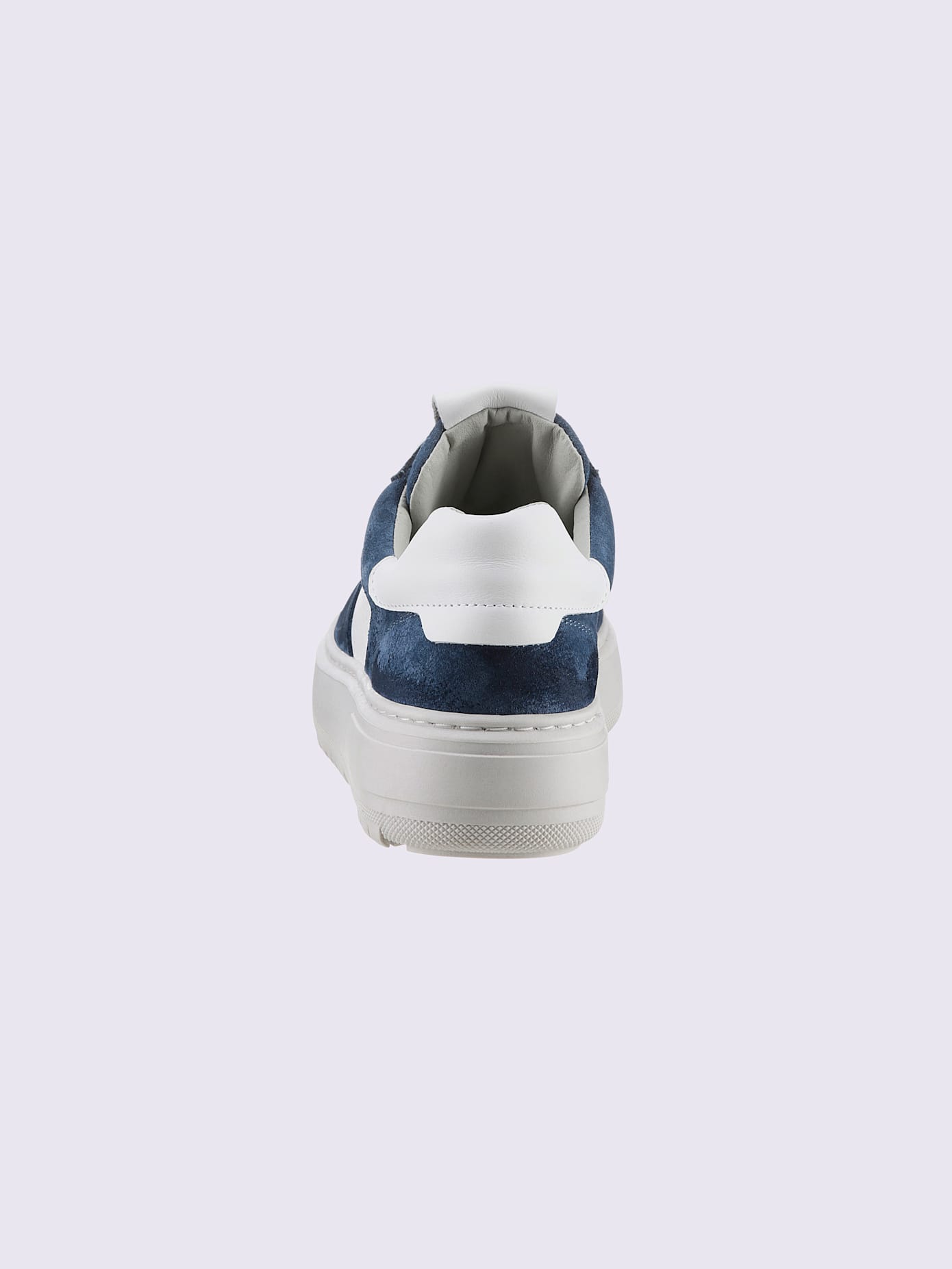 Baskets cuir de bœuf nappa et velours