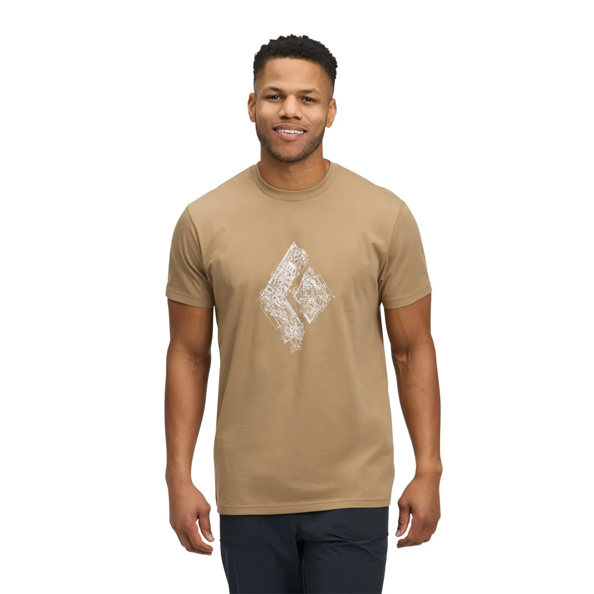 Black Diamond M Engineered Diamond Ss Tee Mushroom