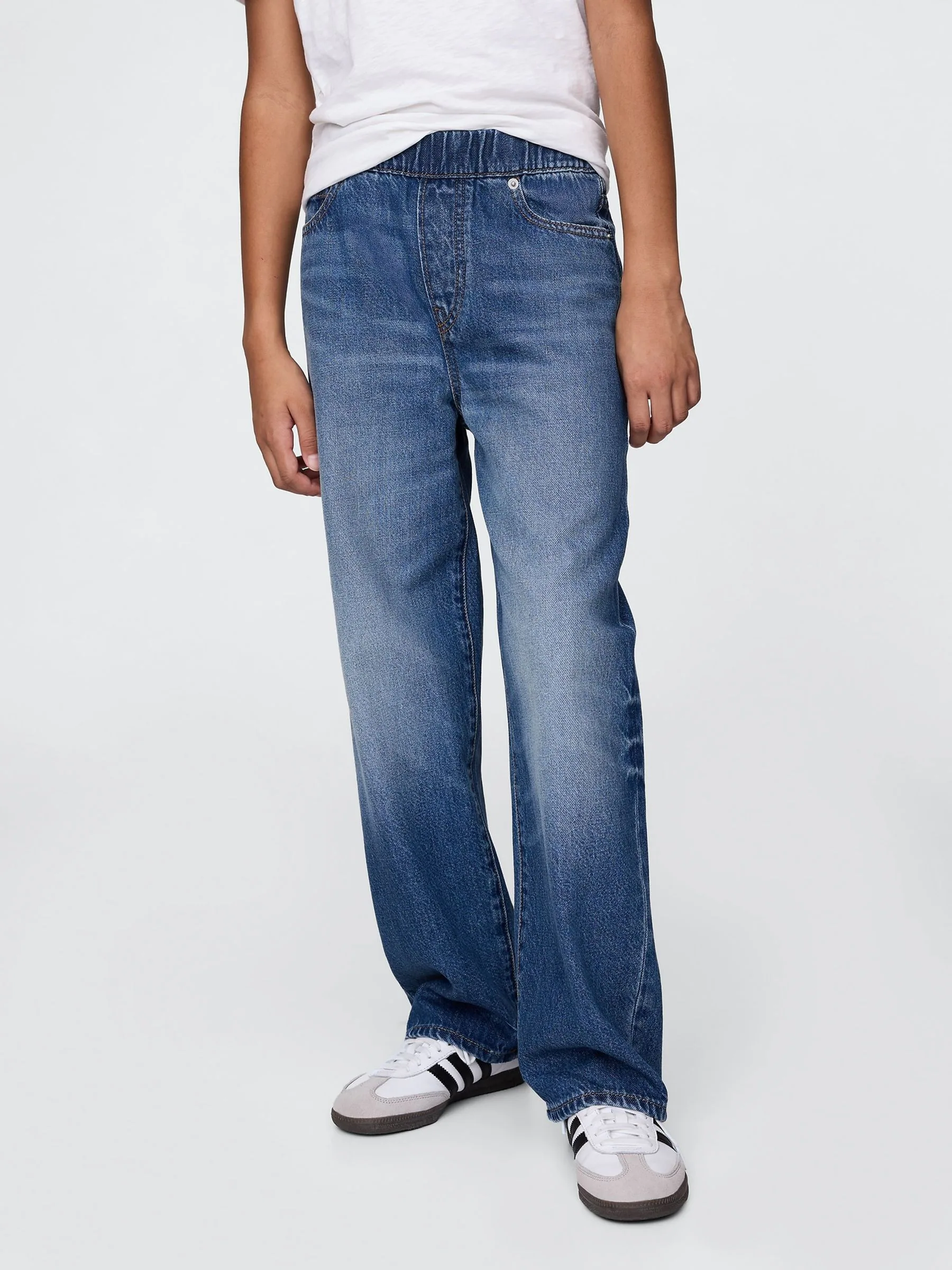 Gap ultrazachte baggy jeans met elastische taille (4 - 13 jr)