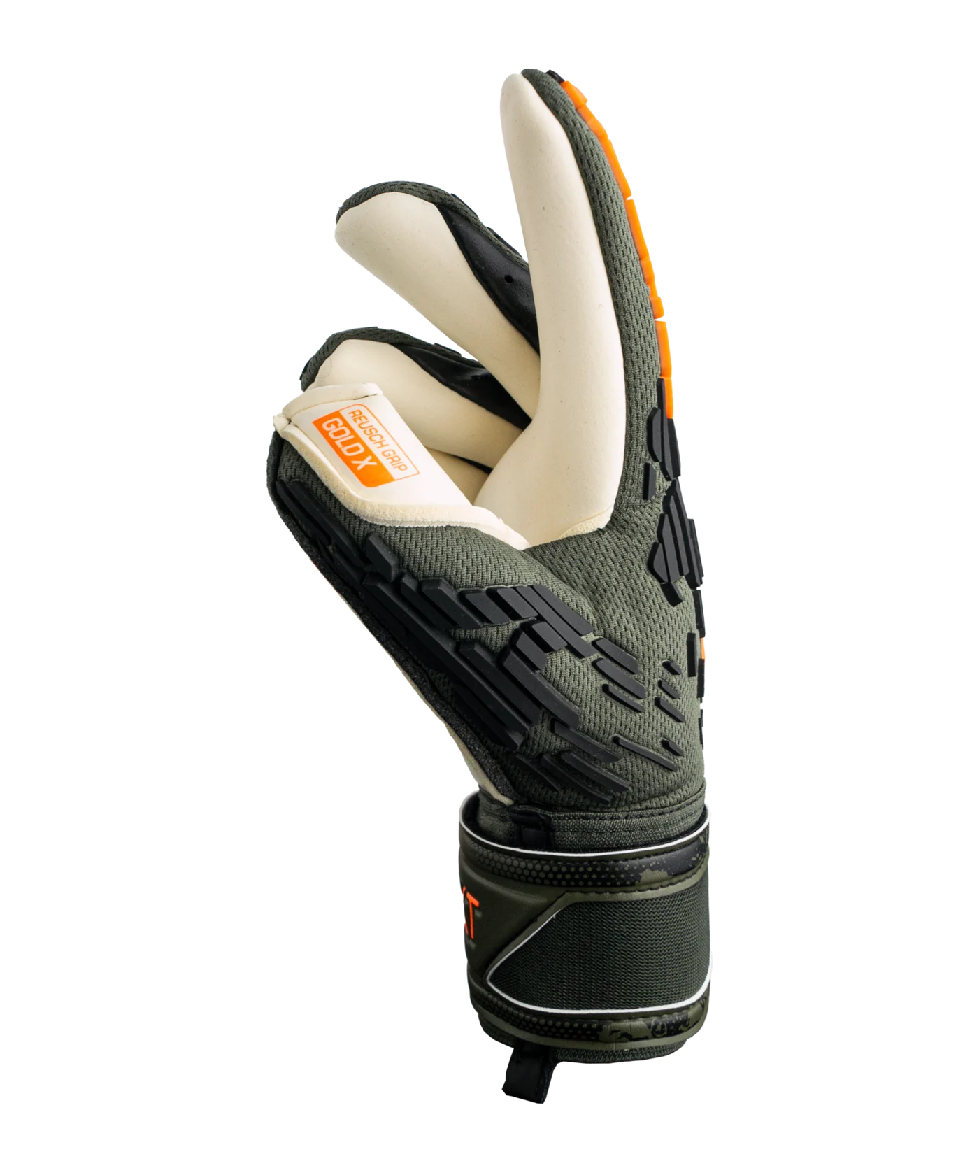 Reusch Attrakt Freegel Gold X TW-Handschuhe Grün Orange F5556
