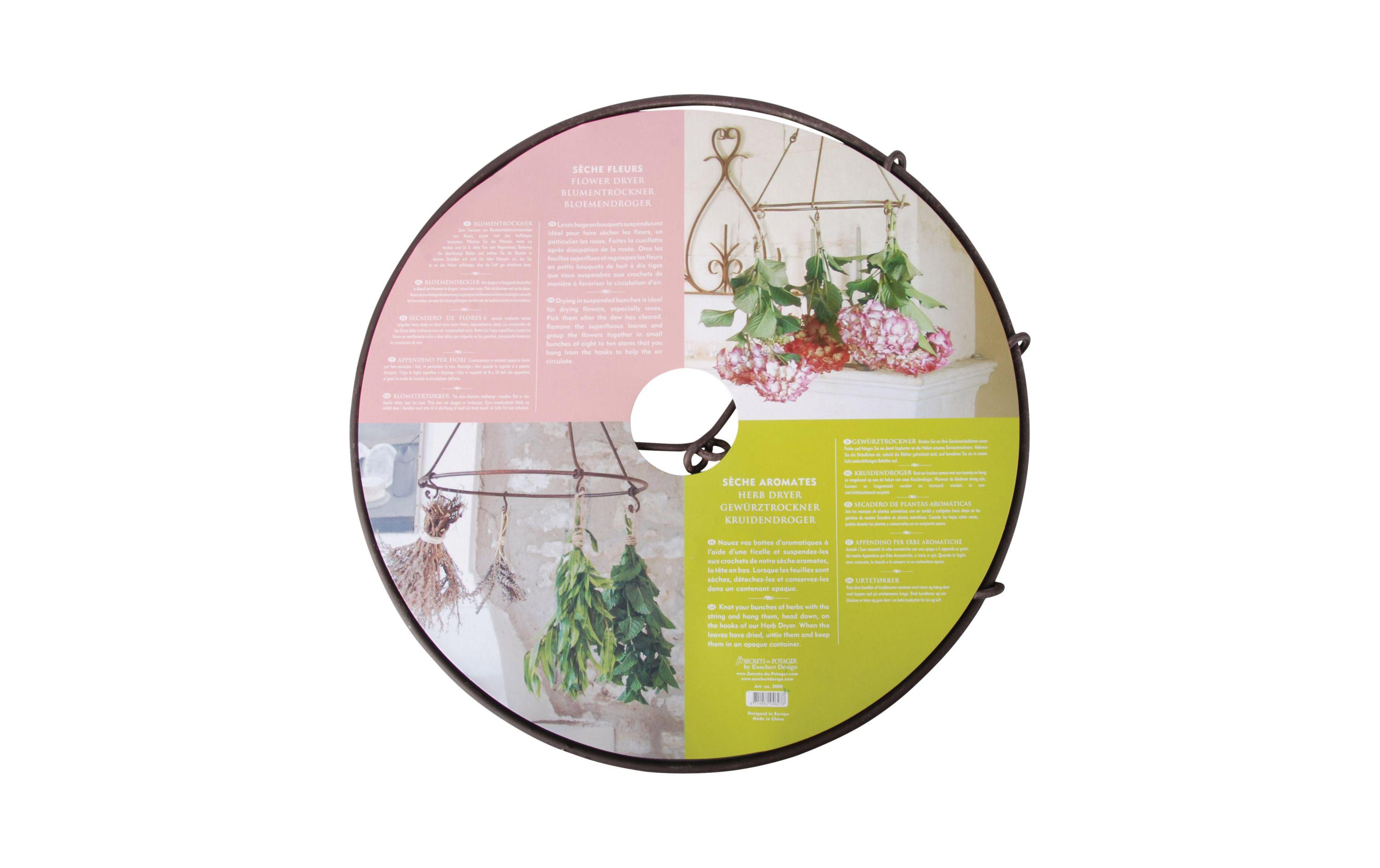 Hängedekoration Blumen- und KräutertrocknerDesign-Blumen- und Kräutertrockner