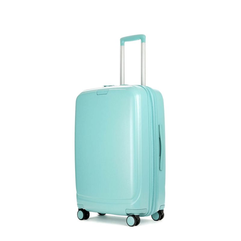 Valise rigide Pure bright Extensible 65 cm Bleu turquoise