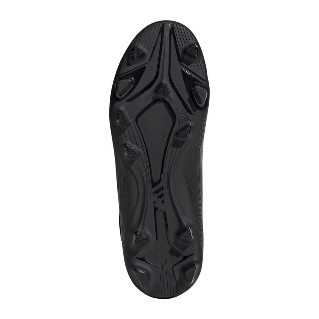 adidas F50 Club Velcrojunior voetbalschoenen zwart/antraciet/goud