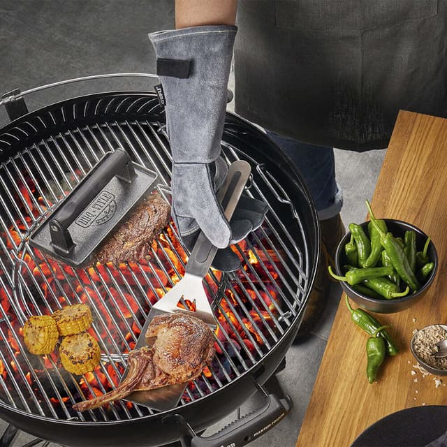 BBQ Grillhandsker i læder