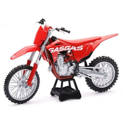 Miniature Newray Moto Gas Gas 450 MCF - Echelle 1/12° - Rouge / Noir