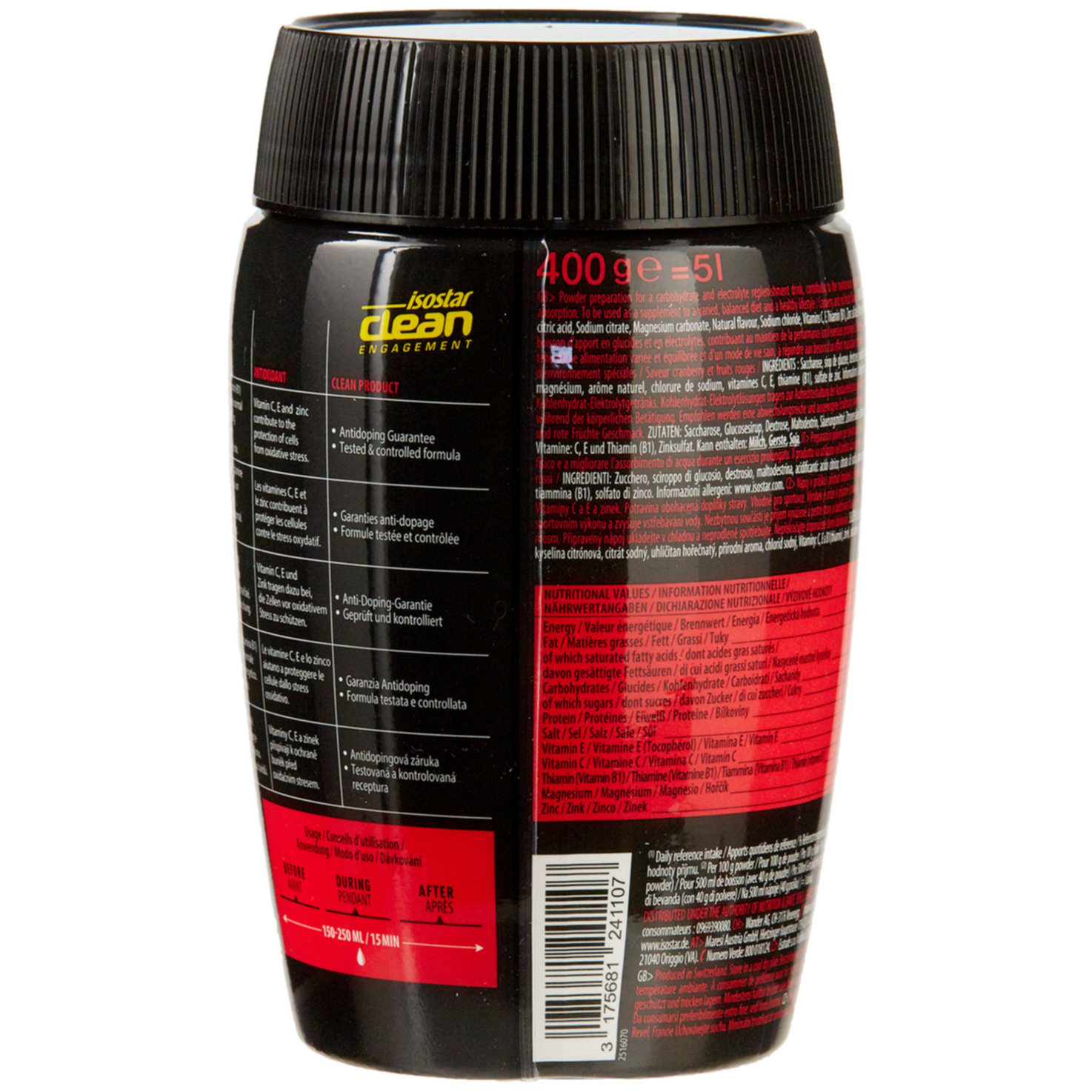 Isostar Hydrate & Perform Sport Drink Cranberry