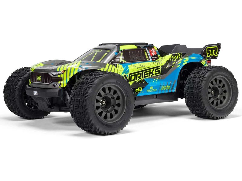 Arrma Stadium Truck SCT Vorteks BLX 223S Türkis ARTR, 1:10 Off-Road Modell mit Brushless Motor