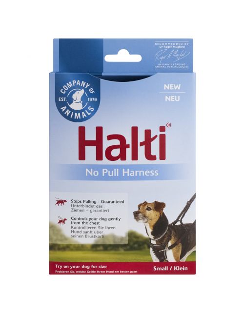 Halti No Pull Harnas Zwart - Hondenopvoeding