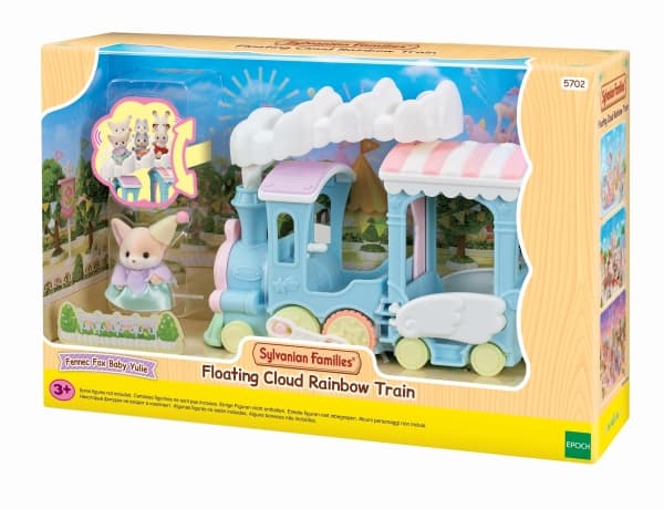 Sylvanian Families Floating Cloud Rainbow Train
