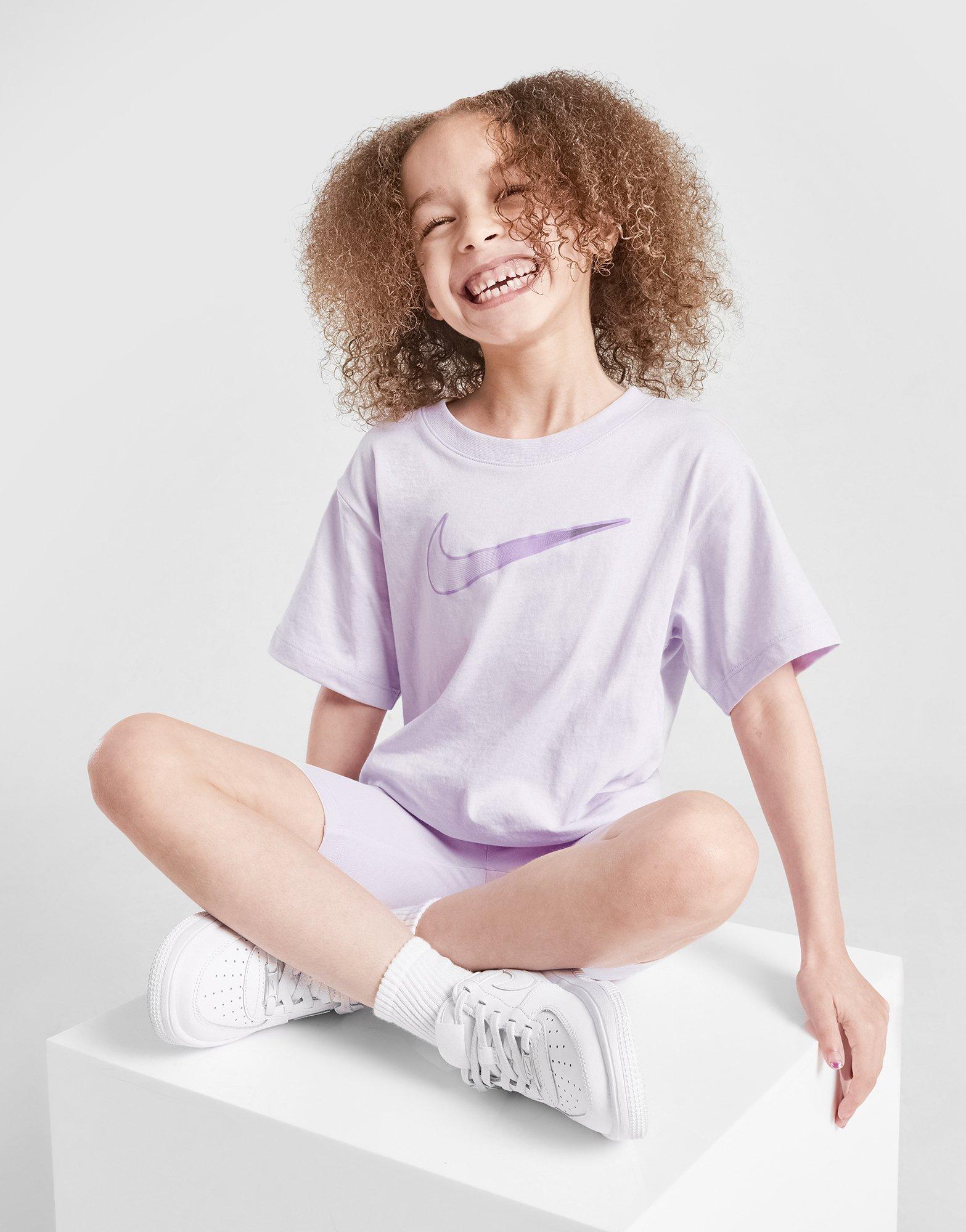 Nike Ensemble T-shirt/Short Swoosh Fille Enfant