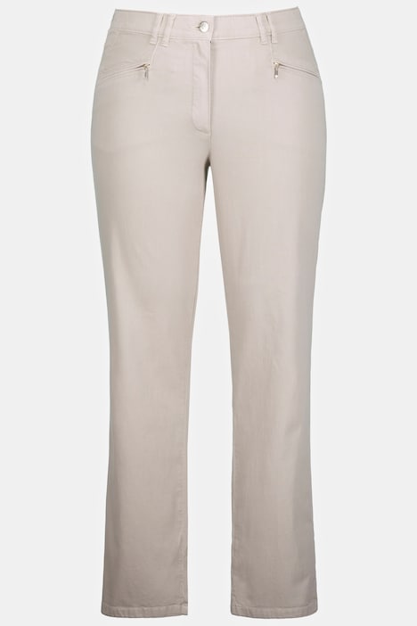 Sommerhose Mony, angenehm leicht, Zipptaschen, Stretc
