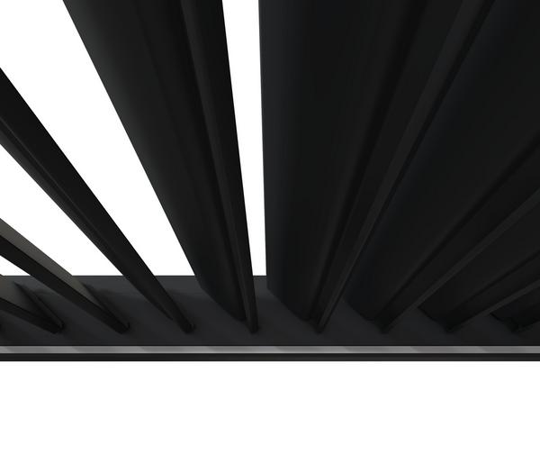 Weide Wand-Pergola LED E-Deluxe Plus 4x6, ca.