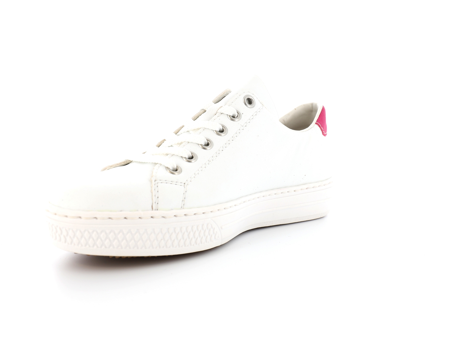 Rieker-L5901 Synthétique Blanc Rose