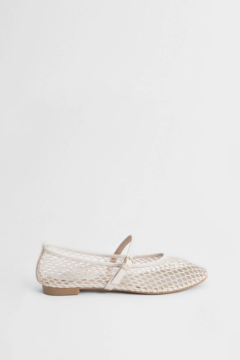 Oasis Ballerines Mary-Jane Billie En Synthétiquecuir Avec Empiècements En Résille
