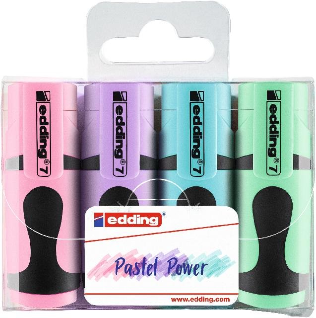 Edding Textmarker Mini Pastel Power, Set