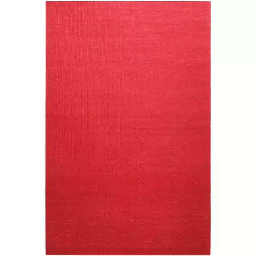 Green Looop Handweb-Teppich Nizza rot
