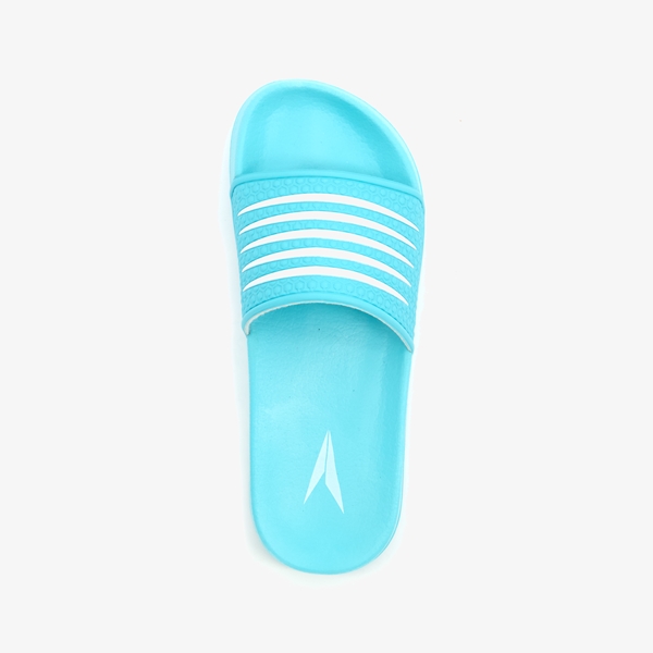 Dutchy dames badslippers blauw