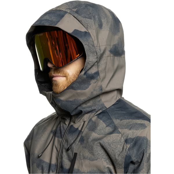 Veste de ski QUIKSILVER MISSION PRINTED BLOCK JK MOUNTAIN SPRAY CANTEEN