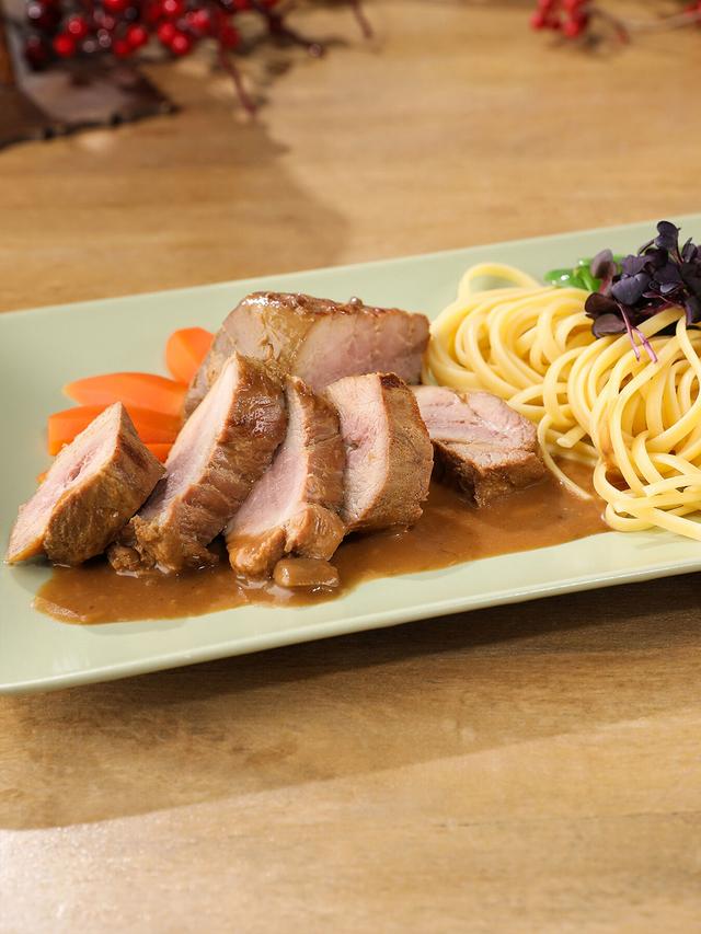 Schweinefilet in Steinpilzrahmsoße, 900 g