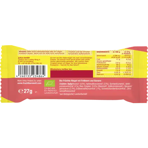 Bio-Früchte-Duo Erdbeere, Banane