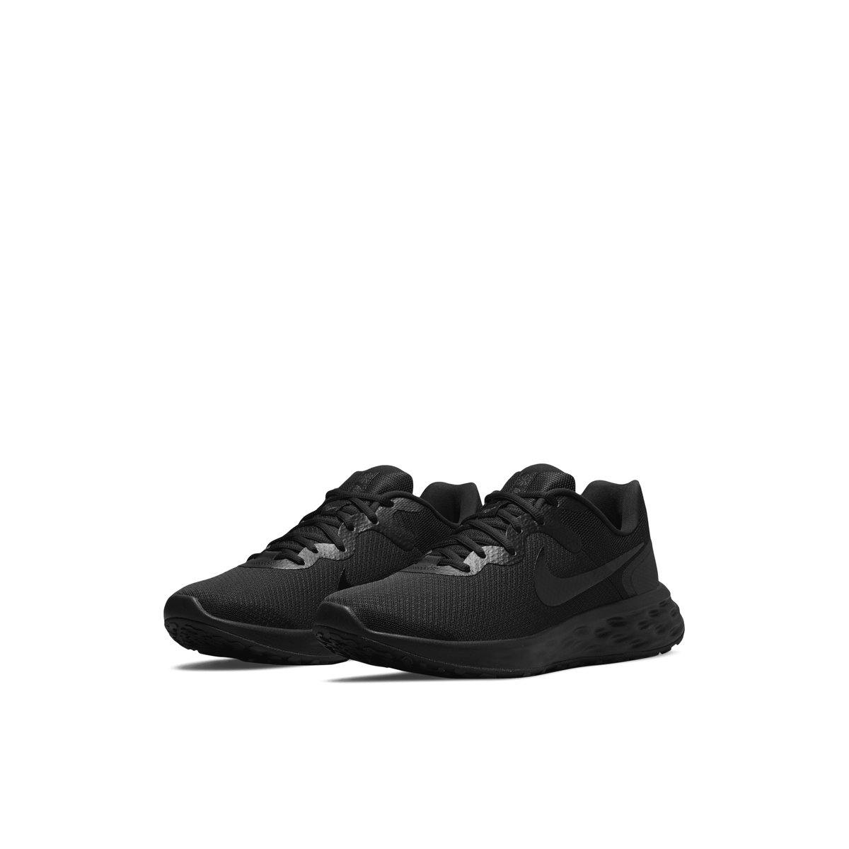 NIKE-Revolutn6-m-Baskets - Talon plat - Noir/Noir