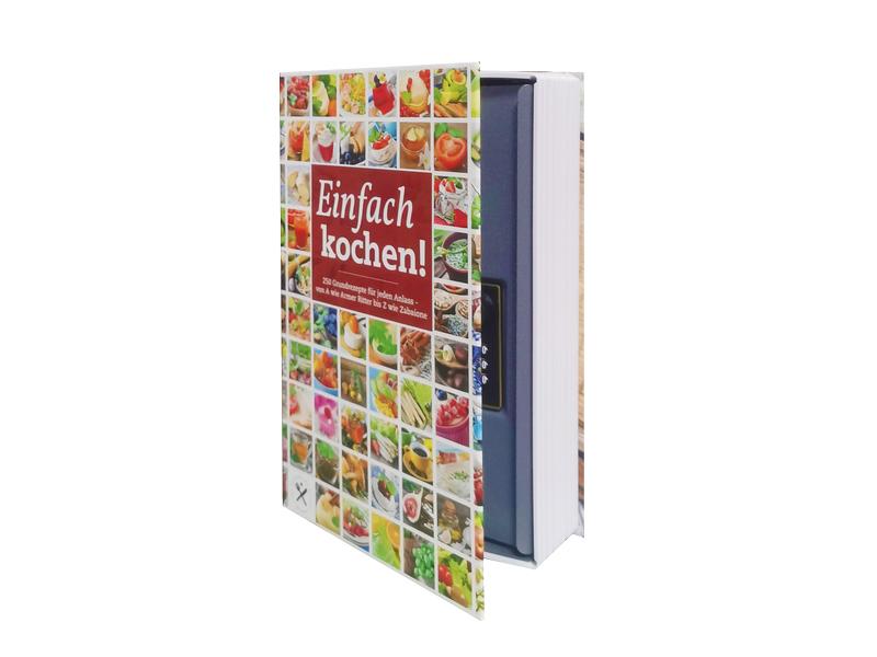 KH Security Safe Hidden Kochbuch Kochbuch Hidden Safe mit Zahlenschloss