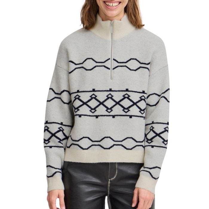 B.Young Massi Halfzip Trui Dames